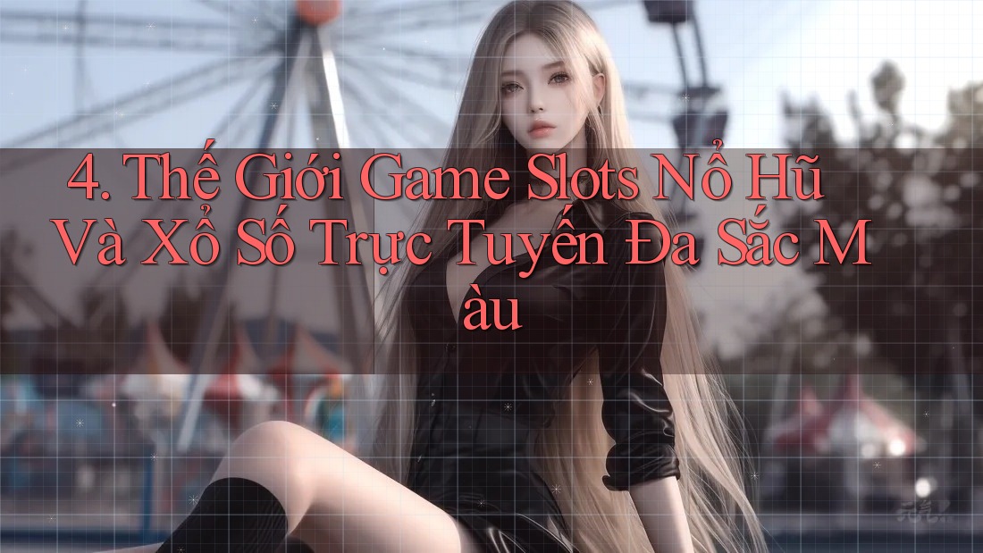 4. Thế Giới Game Slots Nổ Hũ Và Xổ Số Trực Tuyến Đa Sắc Màu 4. Thế Giới Game Slots Nổ Hũ Và Xổ Số Trực Tuyến Đa Sắc Màu