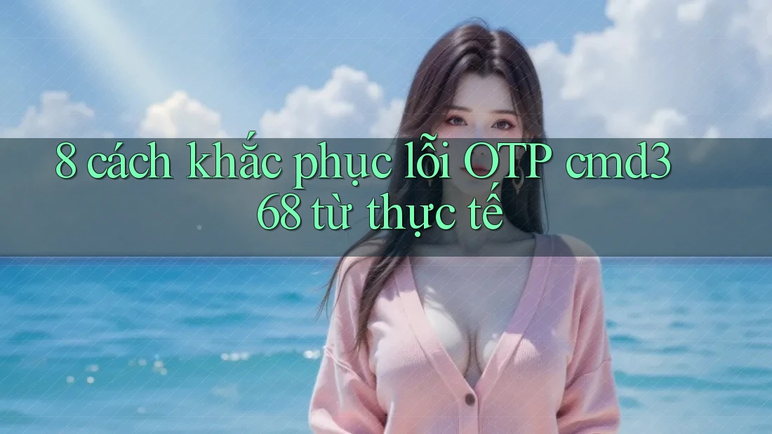 8 cách khắc phục lỗi OTP cmd368 từ thực tế