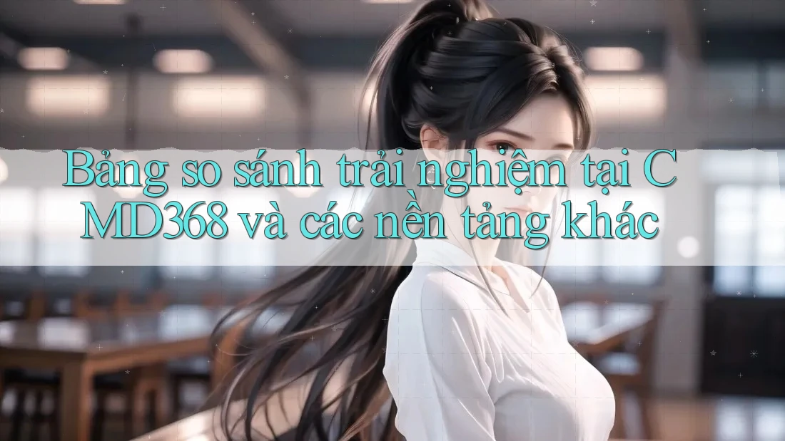 Bảng so sánh trải nghiệm tại CMD368 và các nền tảng khác Bảng so sánh trải nghiệm tại CMD368 và các nền tảng khác