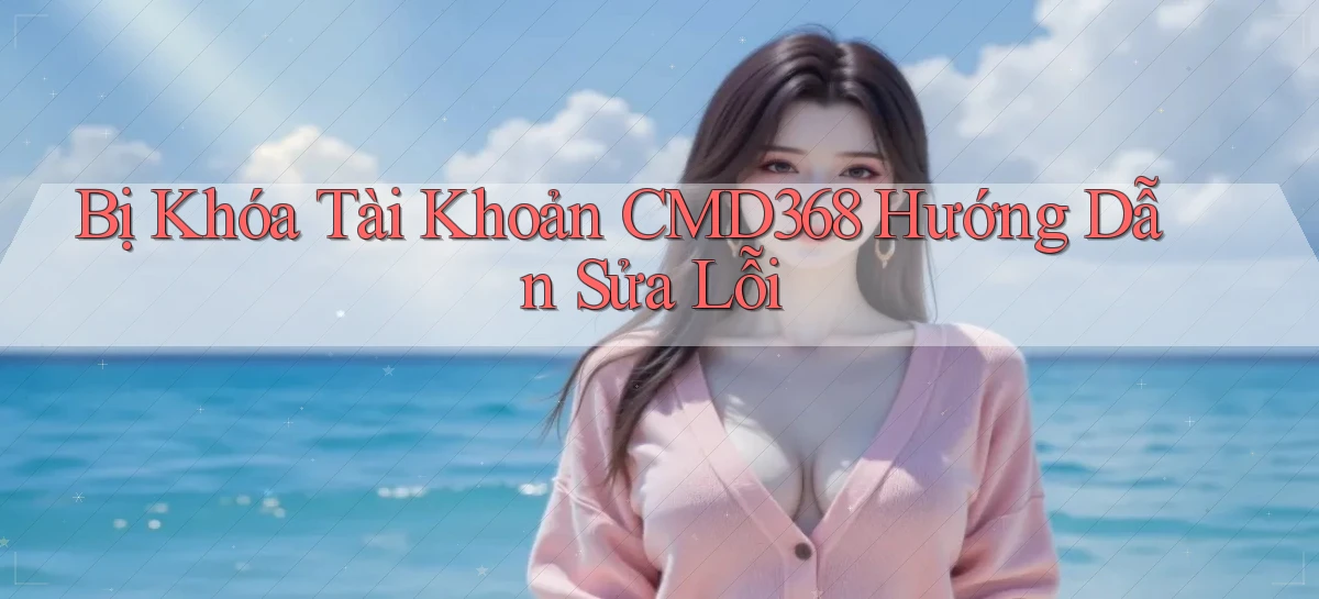 bị khóa tài khoản cmd368 hướng dẫn sửa lỗi