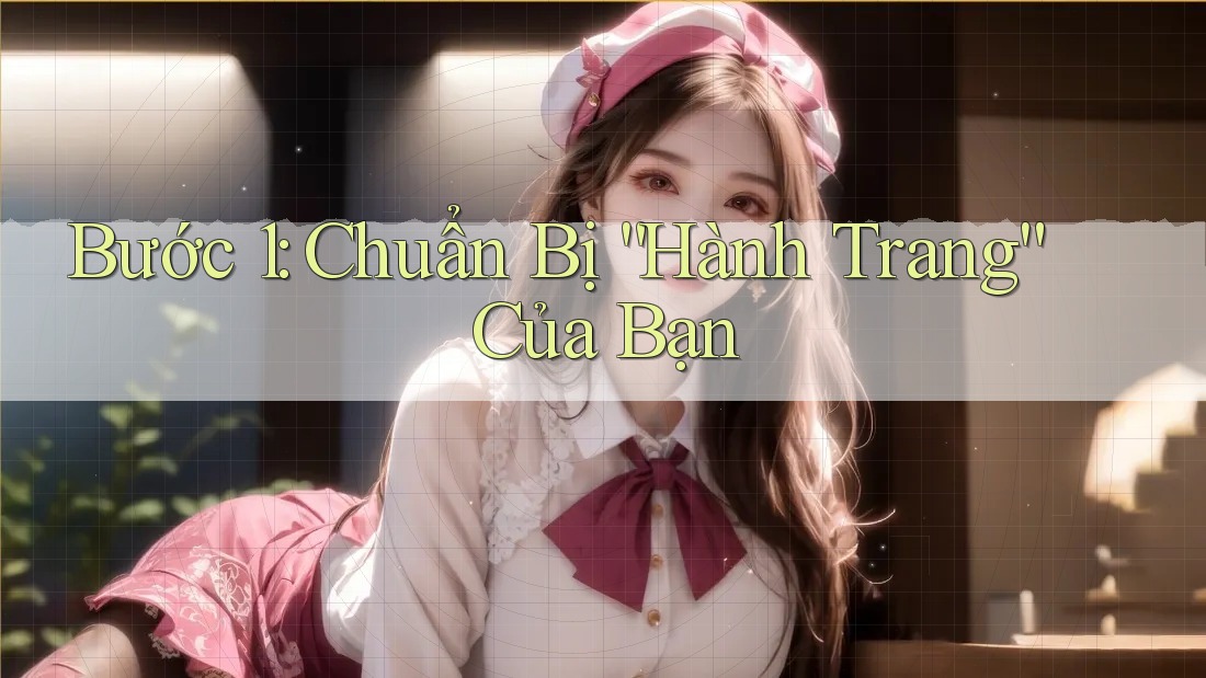 Bước 1: Chuẩn Bị “Hành Trang” Của Bạn Bước 1: Chuẩn Bị “Hành Trang” Của Bạn