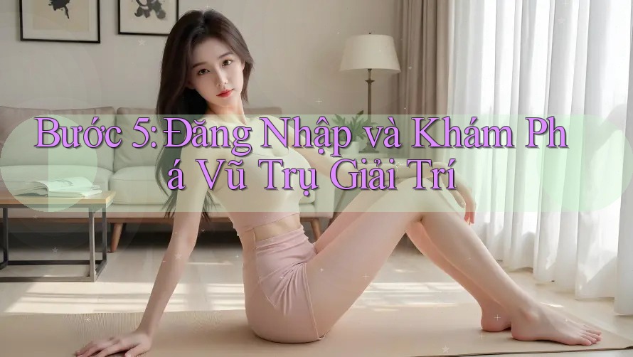 Bước 5: Đăng Nhập và Khám Phá Vũ Trụ Giải Trí Bước 5: Đăng Nhập và Khám Phá Vũ Trụ Giải Trí