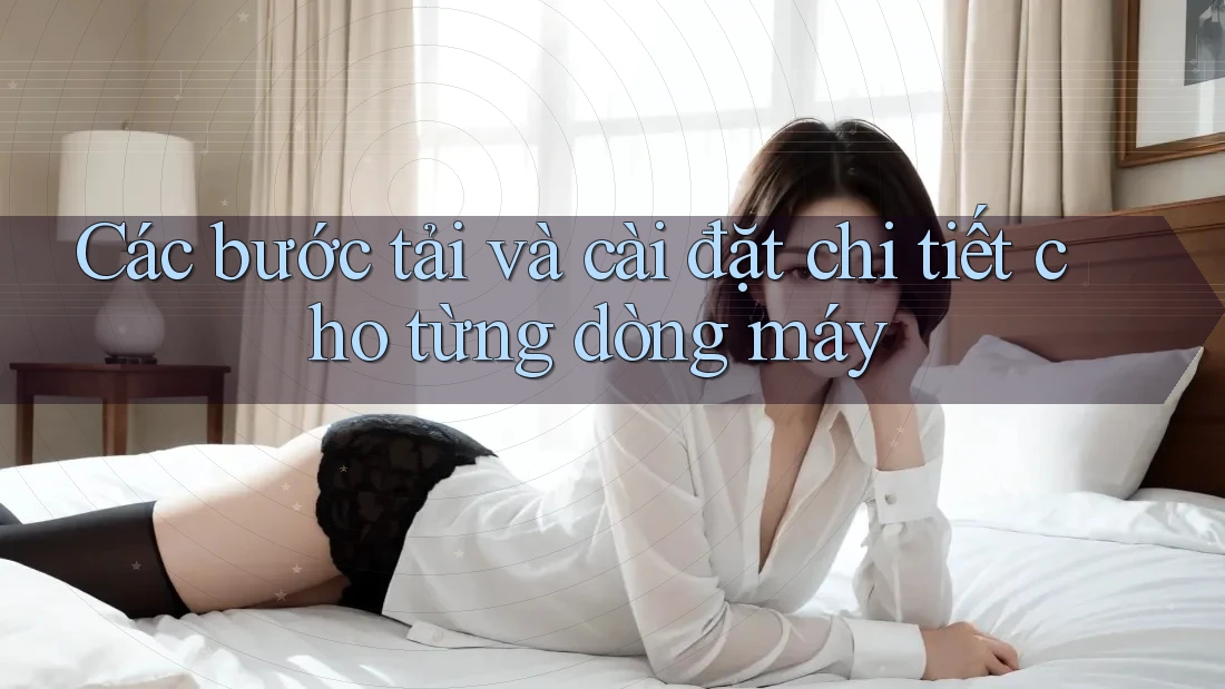 Các bước tải và cài đặt chi tiết cho từng dòng máy Các bước tải và cài đặt chi tiết cho từng dòng máy