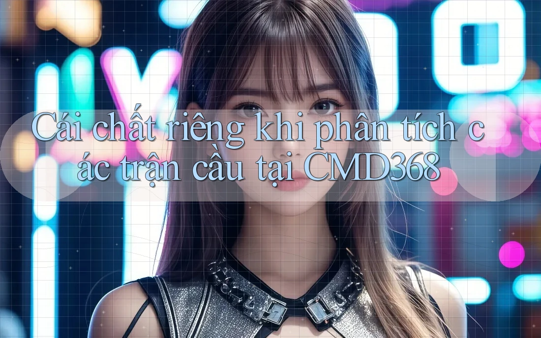 Cái chất riêng khi phân tích các trận cầu tại CMD368 Cái chất riêng khi phân tích các trận cầu tại CMD368