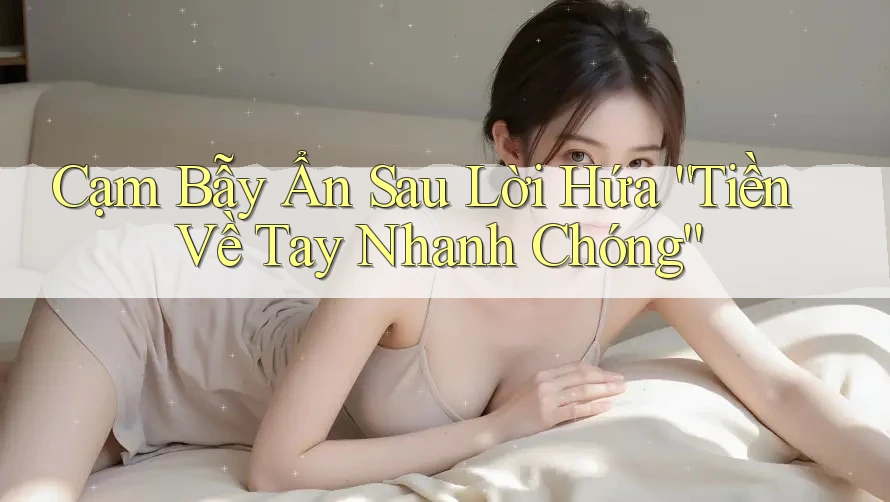Cạm Bẫy Ẩn Sau Lời Hứa “Tiền Về Tay Nhanh Chóng”
