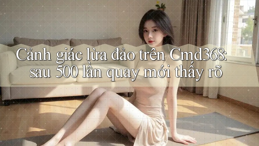 Cảnh giác lừa đảo trên Cmd368: sau 500 lần quay mới thấy rõ Cảnh giác lừa đảo trên Cmd368: sau 500 lần quay mới thấy rõ