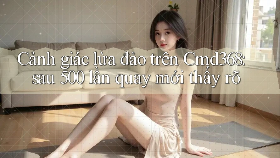 Cảnh giác lừa đảo trên Cmd368: sau 500 lần quay mới thấy rõ