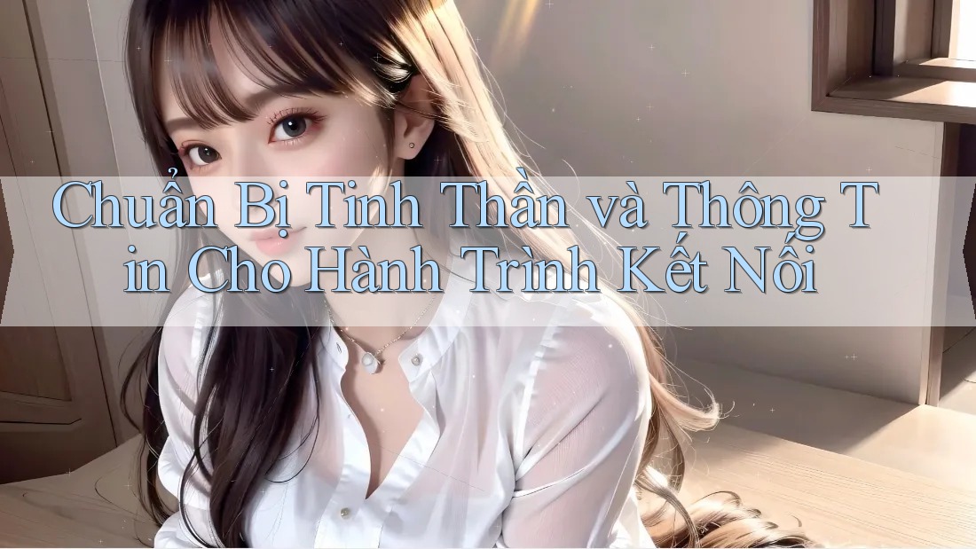 Chuẩn Bị Tinh Thần và Thông Tin Cho Hành Trình Kết Nối Chuẩn Bị Tinh Thần và Thông Tin Cho Hành Trình Kết Nối