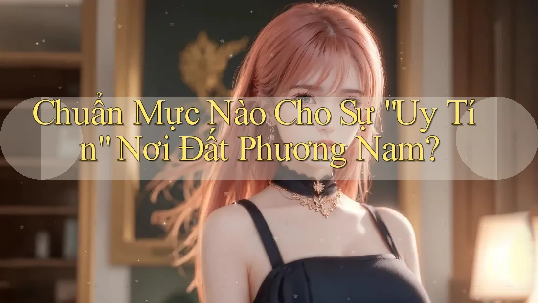 Chuẩn Mực Nào Cho Sự “Uy Tín” Nơi Đất Phương Nam? Chuẩn Mực Nào Cho Sự “Uy Tín” Nơi Đất Phương Nam?