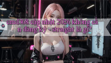 cmd368 cập nhật 2026 không cần đăng ký   straight là gì