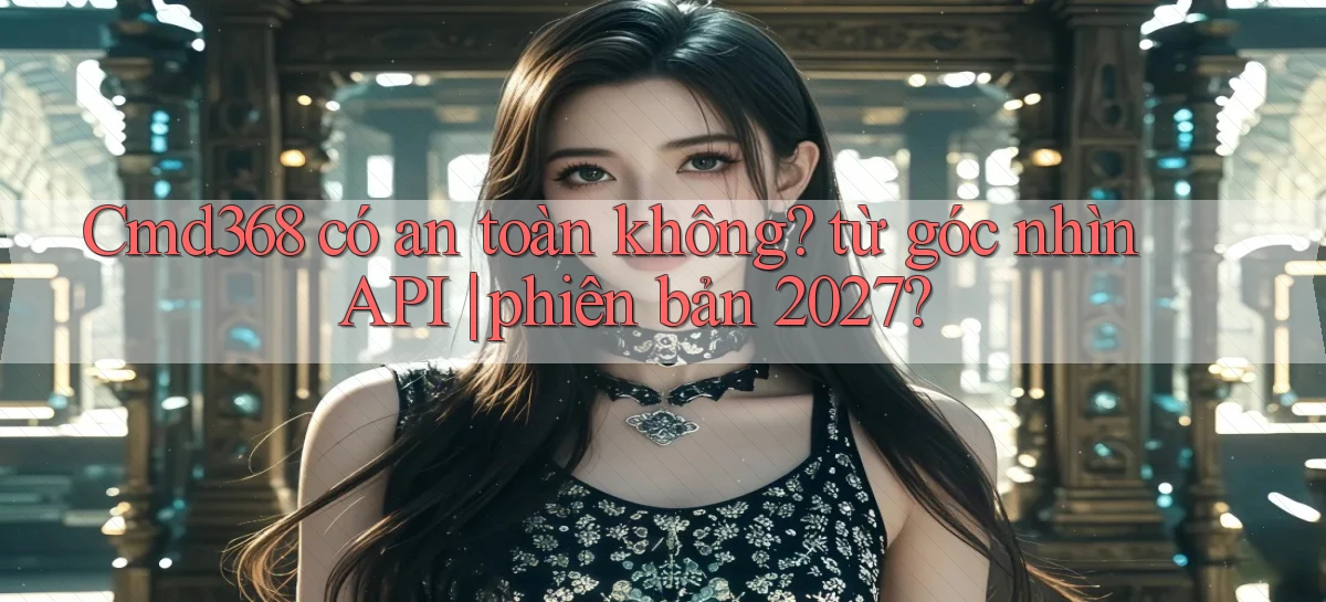 Cmd368 có an toàn không từ góc nhìn API phiên bản 2027