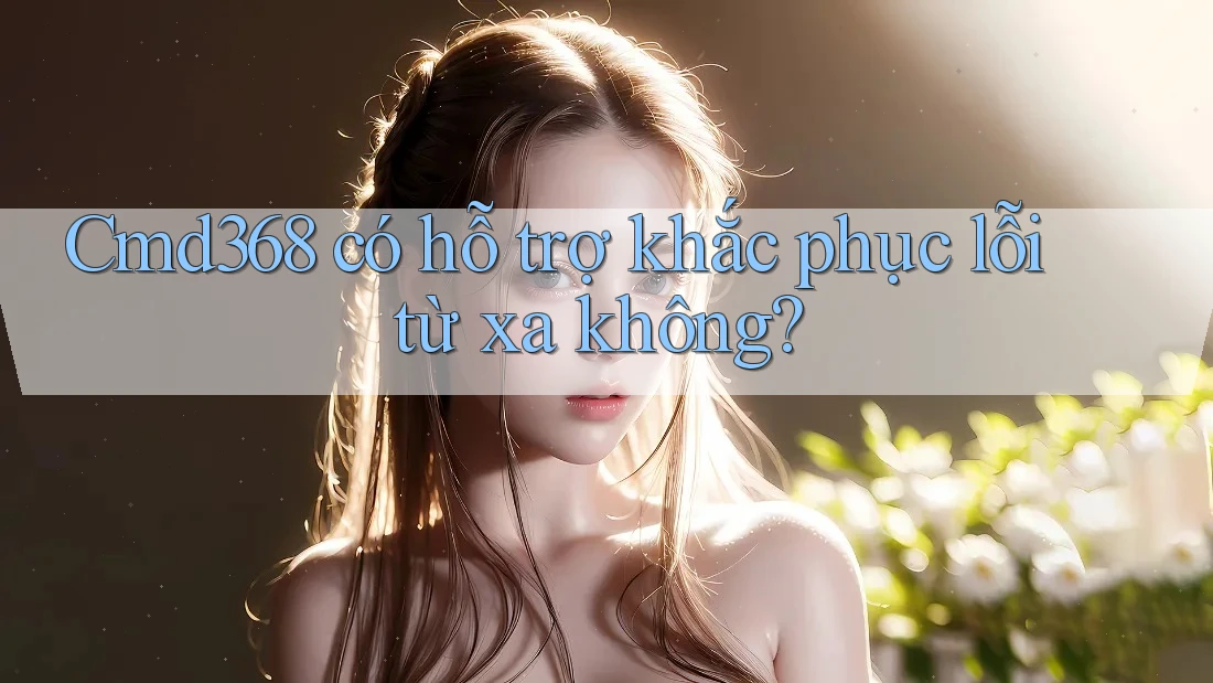 Cmd368 có hỗ trợ khắc phục lỗi từ xa không? Cmd368 có hỗ trợ khắc phục lỗi từ xa không?