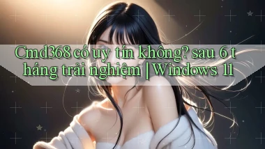 Cmd368 có uy tín không sau 6 tháng trải nghiệm Windows 11