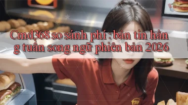 Cmd368 so sánh phí bản tin hàng tuần song ngữ phiên bản 2026