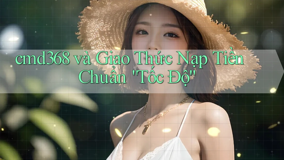 cmd368 và Giao Thức Nạp Tiền Chuẩn “Tốc Độ” cmd368 và Giao Thức Nạp Tiền Chuẩn “Tốc Độ”