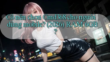 Có nên chọn Cmd368 cho người dùng mobile (2026) RAM 6GB