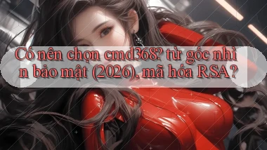 Có nên chọn cmd368 từ góc nhìn bảo mật (2026), mã hóa RSA