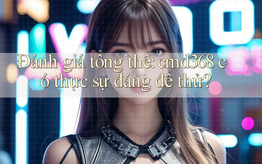 Đánh giá tổng thể: cmd368 có thực sự đáng để thử? Đánh giá tổng thể: cmd368 có thực sự đáng để thử?