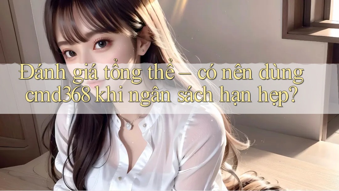 Đánh giá tổng thể – có nên dùng cmd368 khi ngân sách hạn hẹp? Đánh giá tổng thể – có nên dùng cmd368 khi ngân sách hạn hẹp?