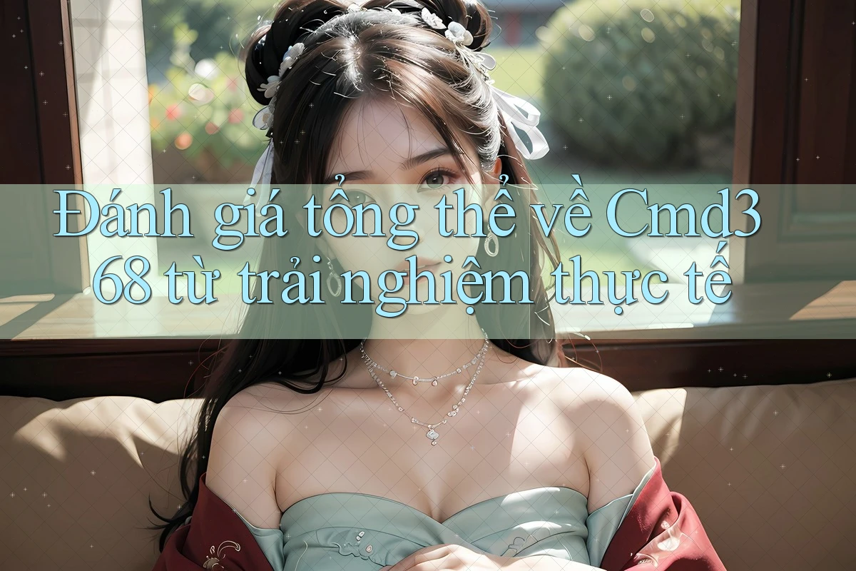 Đánh giá tổng thể về Cmd368 từ trải nghiệm thực tế Đánh giá tổng thể về Cmd368 từ trải nghiệm thực tế