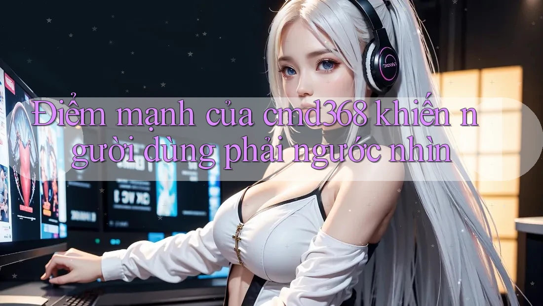 Điểm mạnh của cmd368 khiến người dùng phải ngước nhìn Điểm mạnh của cmd368 khiến người dùng phải ngước nhìn