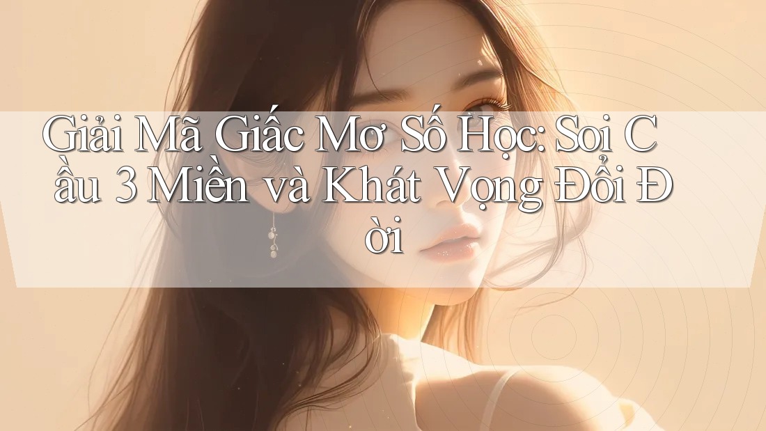 Giải Mã Giấc Mơ Số Học: Soi Cầu 3 Miền và Khát Vọng Đổi Đời