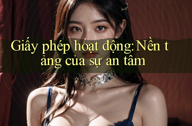 Giấy phép hoạt động: Nền tảng của sự an tâm Giấy phép hoạt động: Nền tảng của sự an tâm