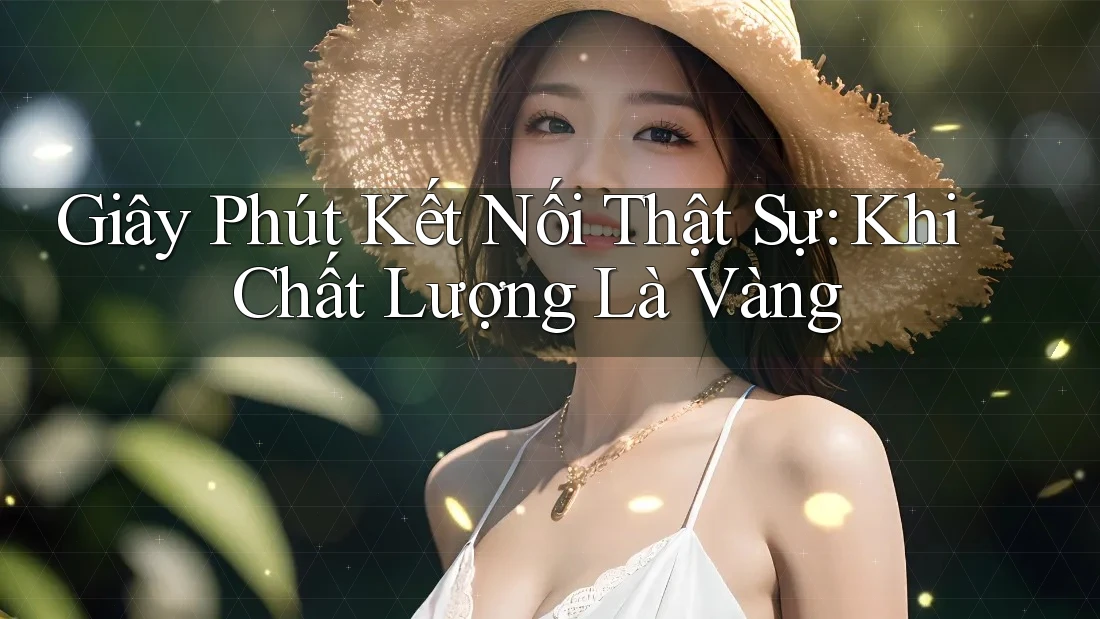 Giây Phút Kết Nối Thật Sự: Khi Chất Lượng Là Vàng Giây Phút Kết Nối Thật Sự: Khi Chất Lượng Là Vàng