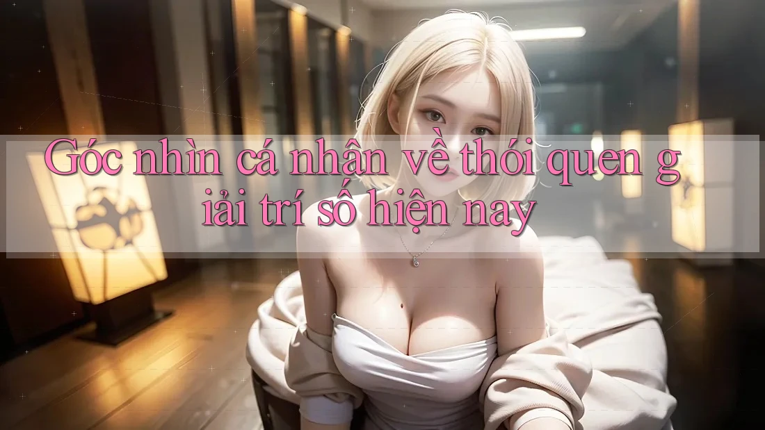Góc nhìn cá nhân về thói quen giải trí số hiện nay Góc nhìn cá nhân về thói quen giải trí số hiện nay