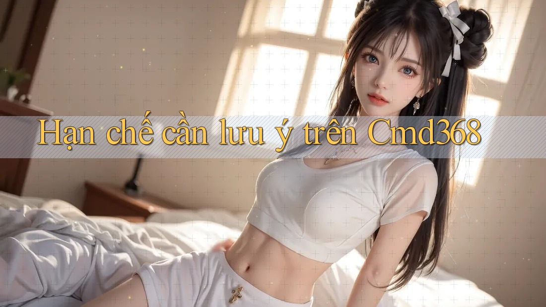 Hạn chế cần lưu ý trên Cmd368 Hạn chế cần lưu ý trên Cmd368