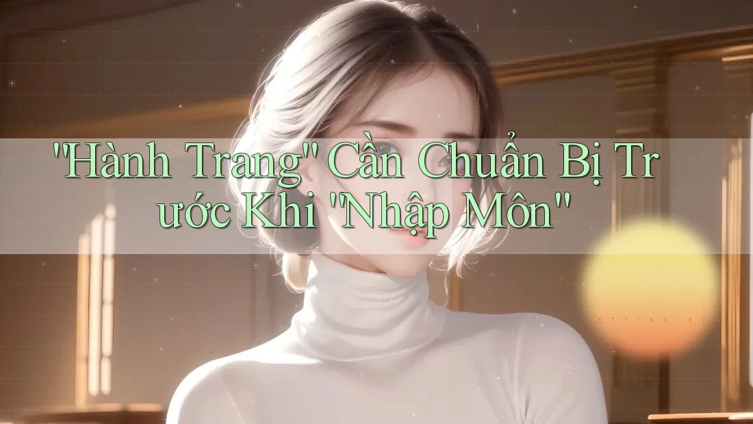 “Hành Trang” Cần Chuẩn Bị Trước Khi “Nhập Môn”