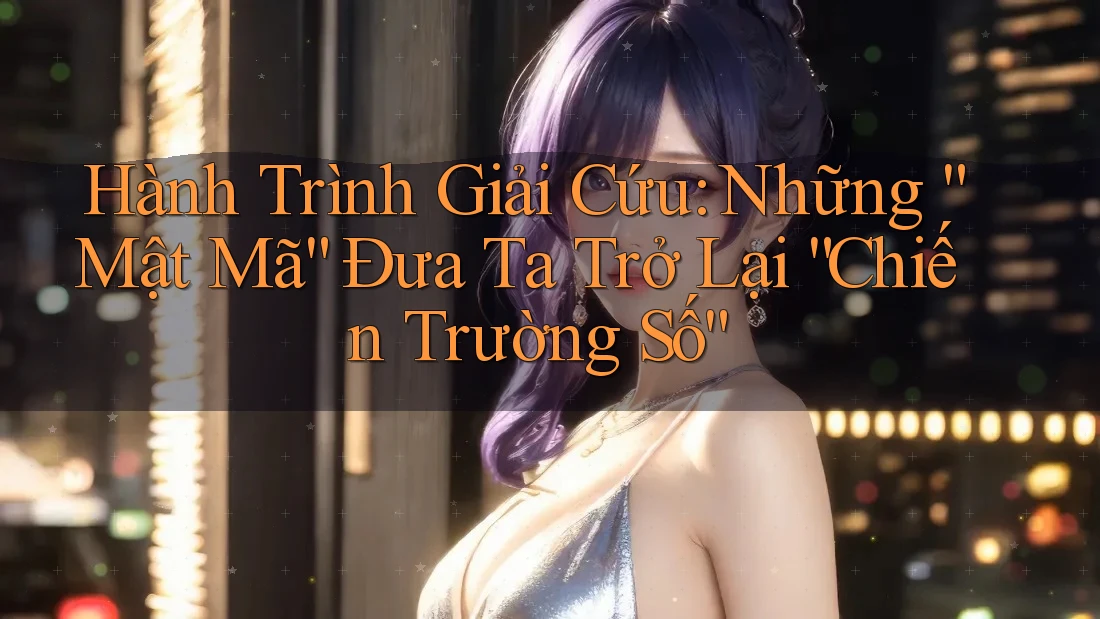 Hành Trình Giải Cứu: Những “Mật Mã” Đưa Ta Trở Lại “Chiến Trường Số” Hành Trình Giải Cứu: Những “Mật Mã” Đưa Ta Trở Lại “Chiến Trường Số”
