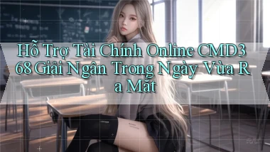 hỗ trợ tài chính online cmd368 giải ngân trong ngày vừa ra mắt