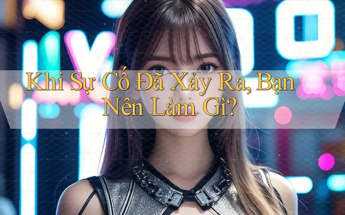 Khi Sự Cố Đã Xảy Ra, Bạn Nên Làm Gì? Khi Sự Cố Đã Xảy Ra, Bạn Nên Làm Gì?
