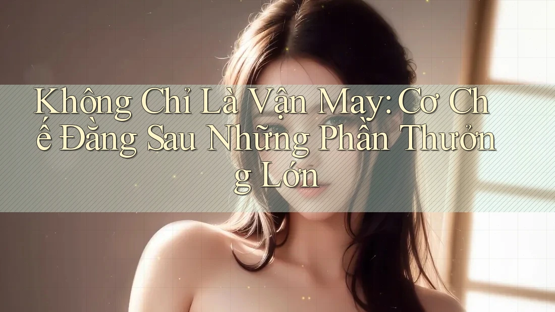 Không Chỉ Là Vận May: Cơ Chế Đằng Sau Những Phần Thưởng Lớn Không Chỉ Là Vận May: Cơ Chế Đằng Sau Những Phần Thưởng Lớn
