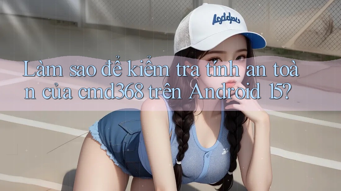 Làm sao để kiểm tra tính an toàn của cmd368 trên Android 15? Làm sao để kiểm tra tính an toàn của cmd368 trên Android 15?