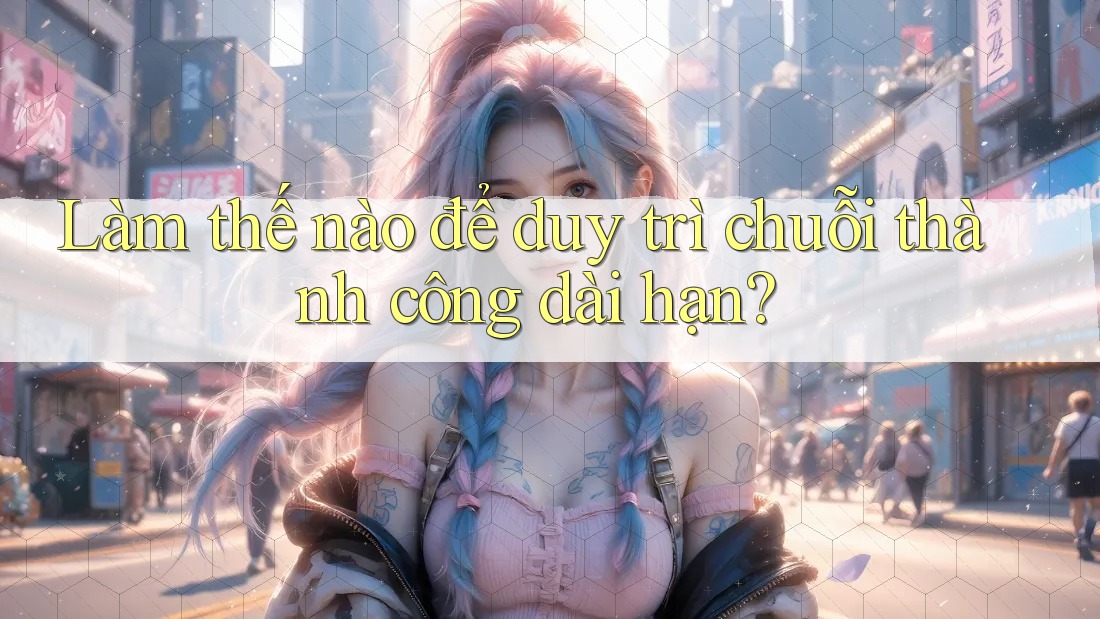 Làm thế nào để duy trì chuỗi thành công dài hạn? Làm thế nào để duy trì chuỗi thành công dài hạn?