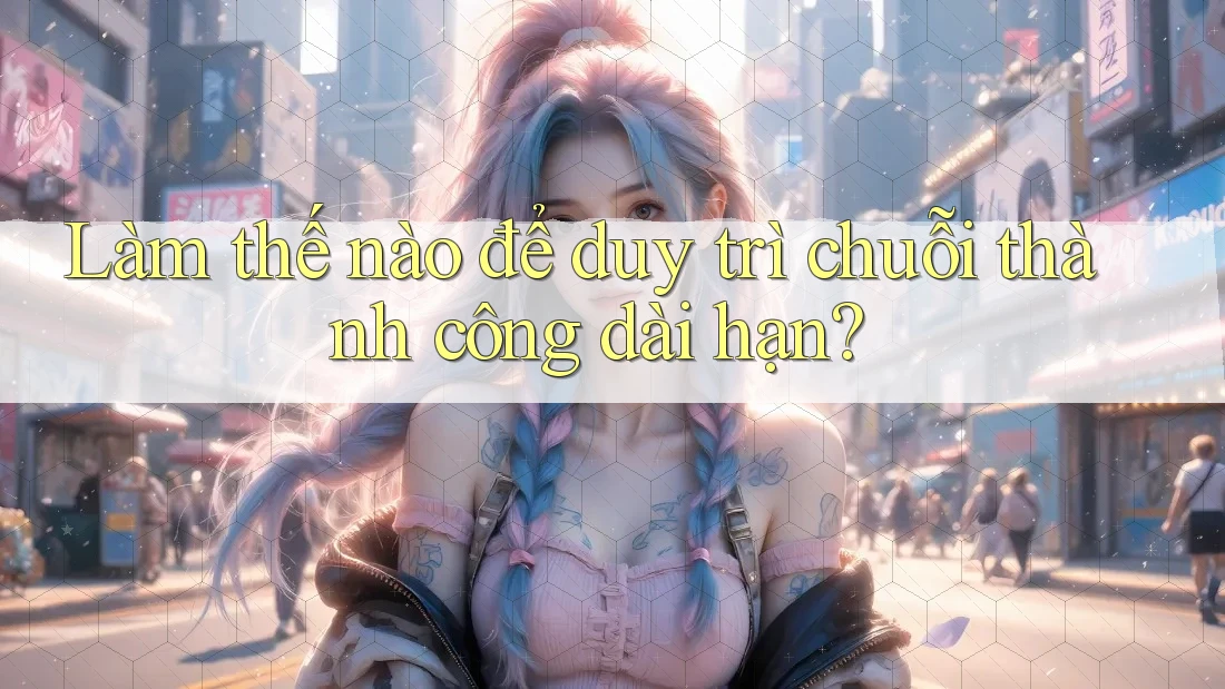 Làm thế nào để duy trì chuỗi thành công dài hạn? Làm thế nào để duy trì chuỗi thành công dài hạn?