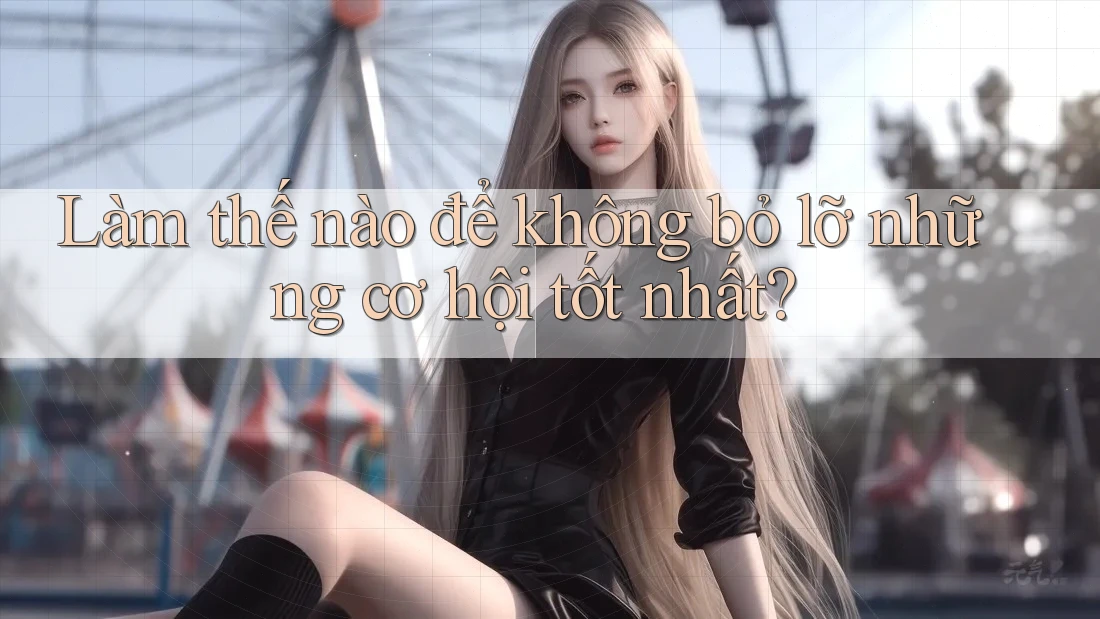 Làm thế nào để không bỏ lỡ những cơ hội tốt nhất? Làm thế nào để không bỏ lỡ những cơ hội tốt nhất?
