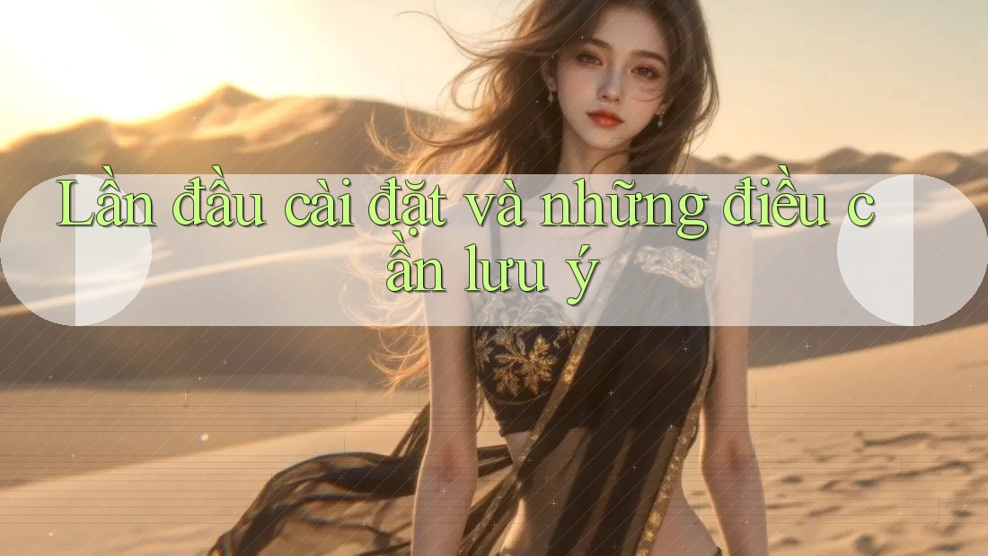 Lần đầu cài đặt và những điều cần lưu ý Lần đầu cài đặt và những điều cần lưu ý