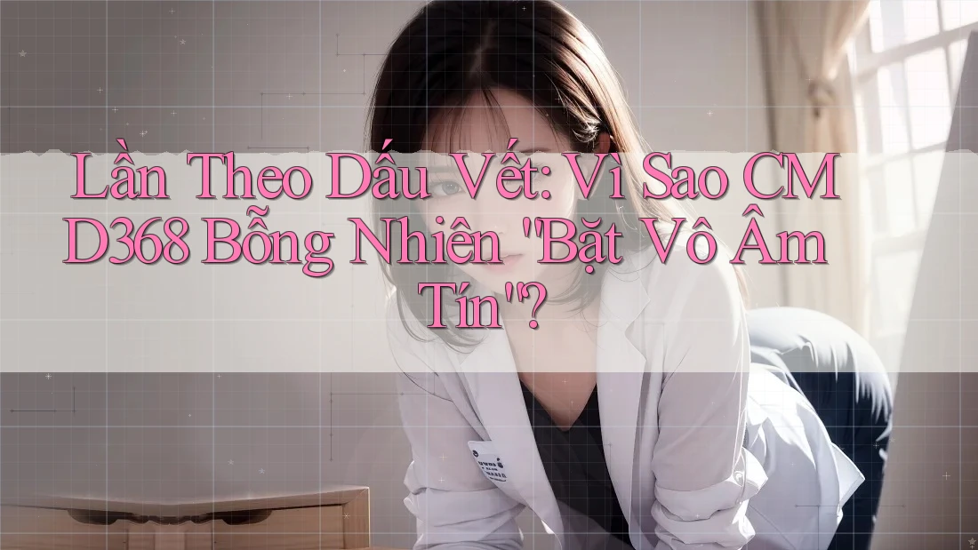 Lần Theo Dấu Vết: Vì Sao CMD368 Bỗng Nhiên “Bặt Vô Âm Tín”? Lần Theo Dấu Vết: Vì Sao CMD368 Bỗng Nhiên “Bặt Vô Âm Tín”?