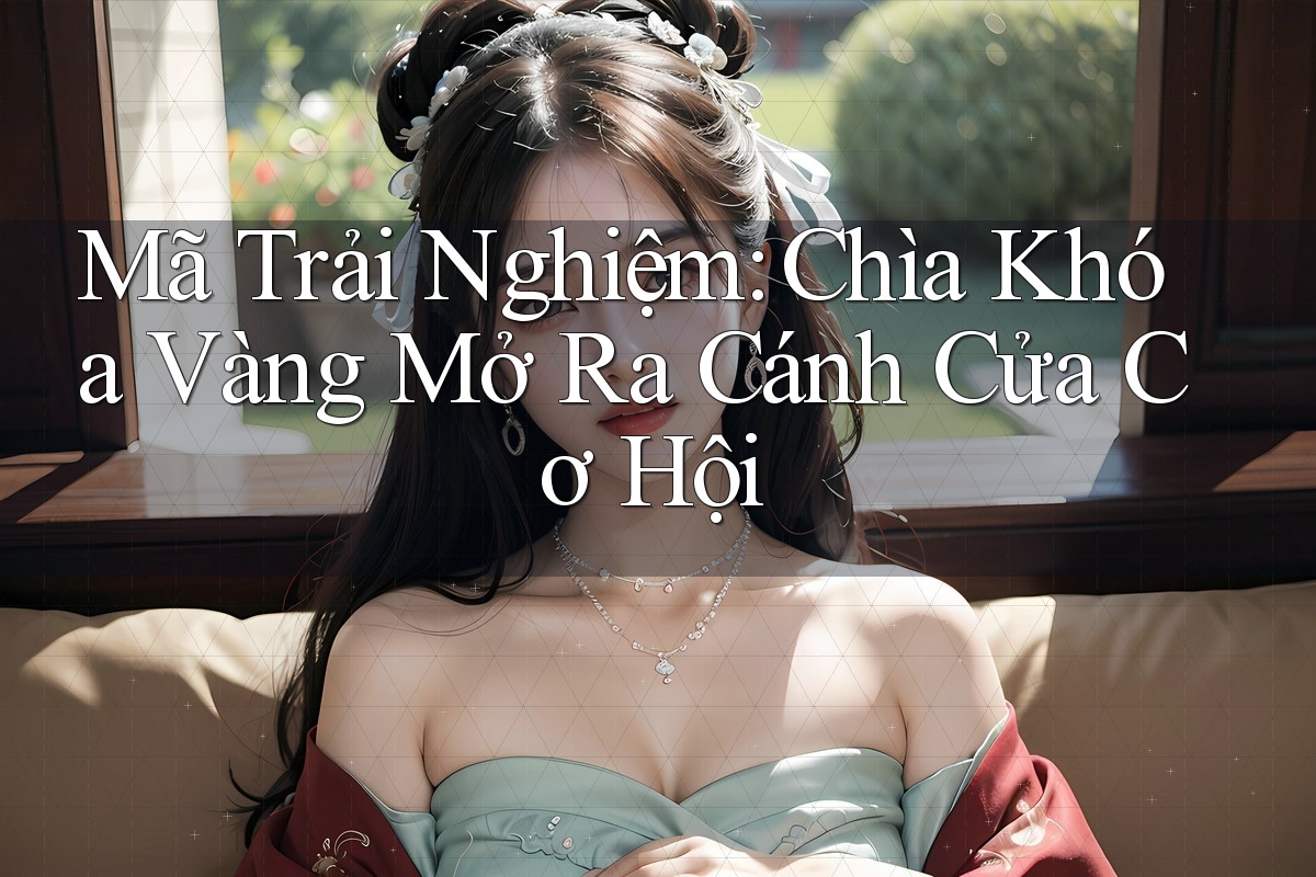 Mã Trải Nghiệm: Chìa Khóa Vàng Mở Ra Cánh Cửa Cơ Hội Mã Trải Nghiệm: Chìa Khóa Vàng Mở Ra Cánh Cửa Cơ Hội