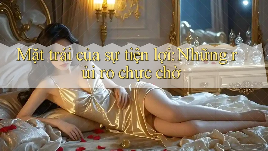 Mặt trái của sự tiện lợi: Những rủi ro chực chờ Mặt trái của sự tiện lợi: Những rủi ro chực chờ