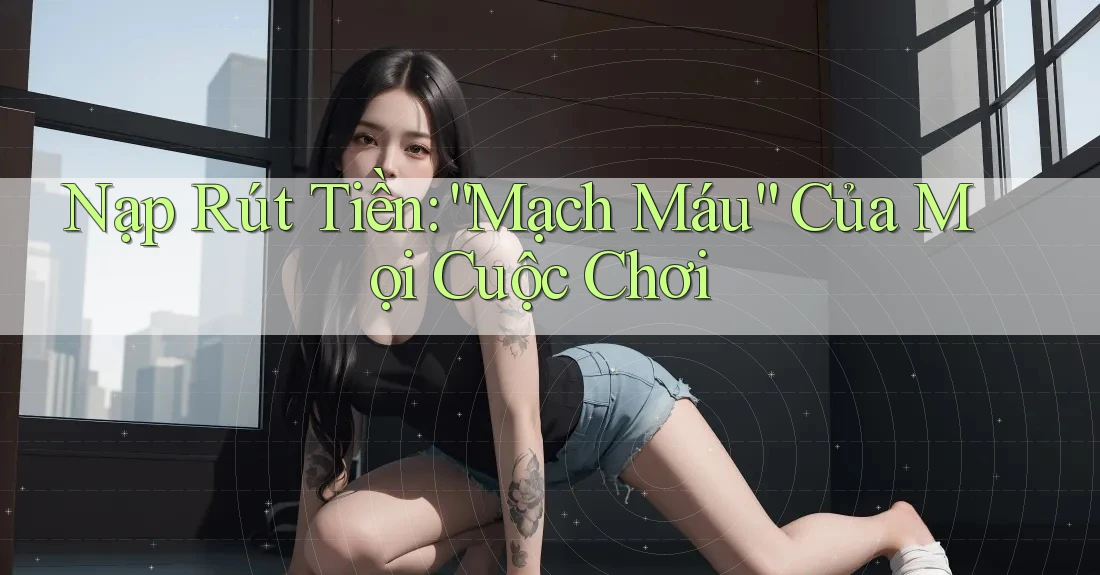 Nạp Rút Tiền: “Mạch Máu” Của Mọi Cuộc Chơi Nạp Rút Tiền: “Mạch Máu” Của Mọi Cuộc Chơi