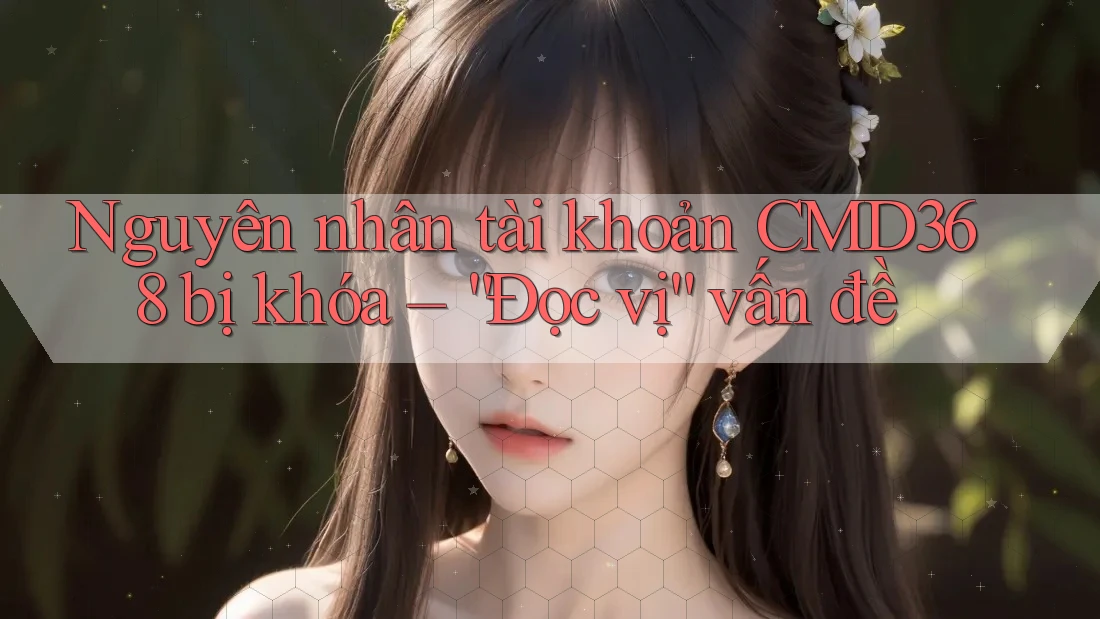 Nguyên nhân tài khoản CMD368 bị khóa – “Đọc vị” vấn đề Nguyên nhân tài khoản CMD368 bị khóa – “Đọc vị” vấn đề