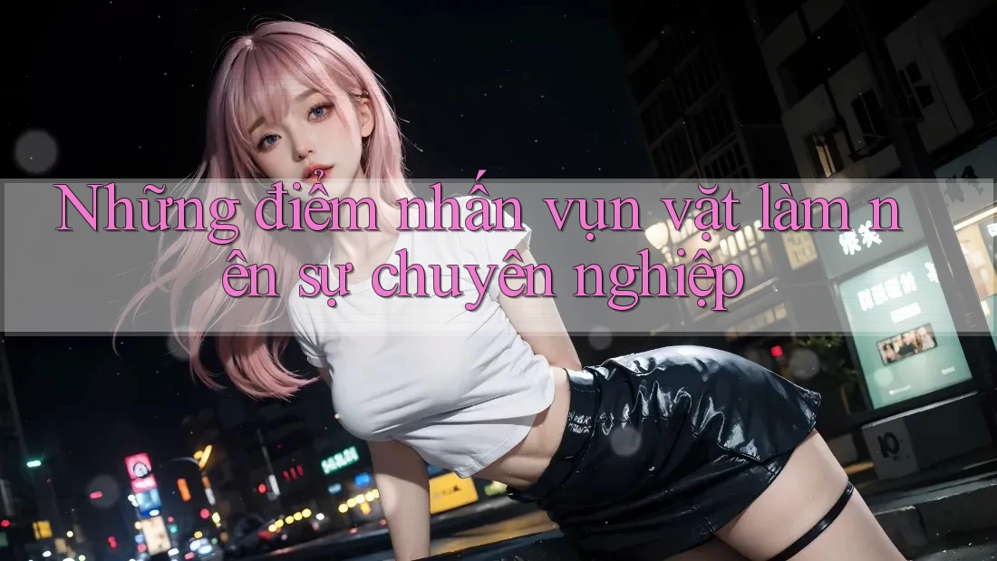 Những điểm nhấn vụn vặt làm nên sự chuyên nghiệp