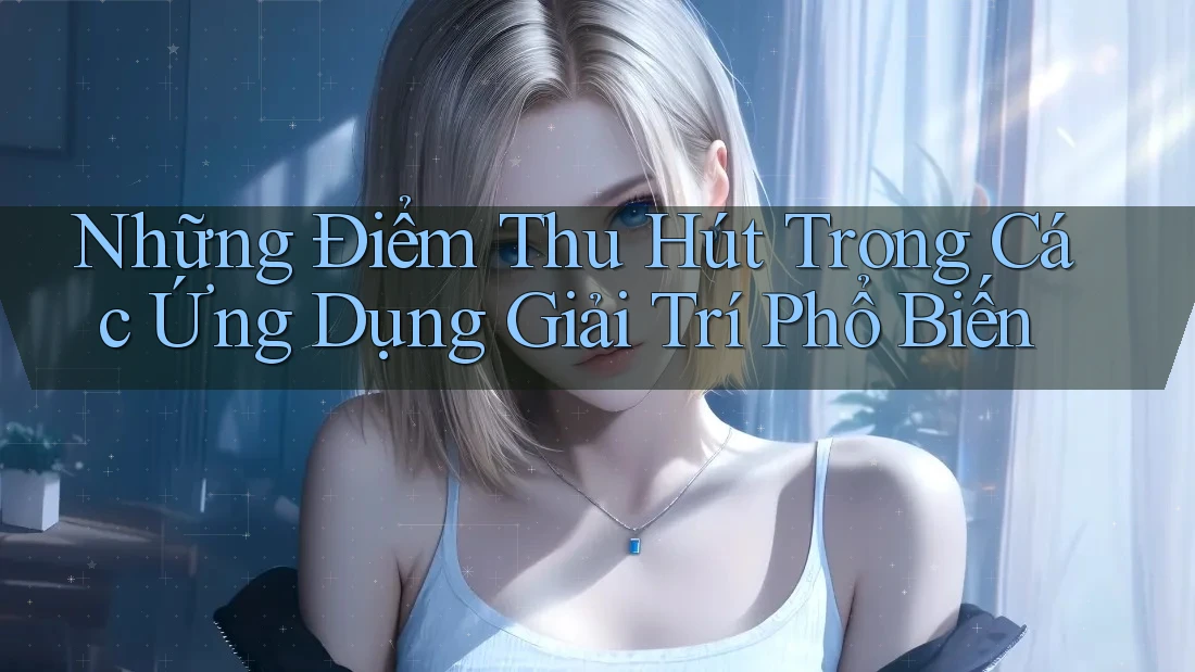 Những Điểm Thu Hút Trong Các Ứng Dụng Giải Trí Phổ Biến Những Điểm Thu Hút Trong Các Ứng Dụng Giải Trí Phổ Biến