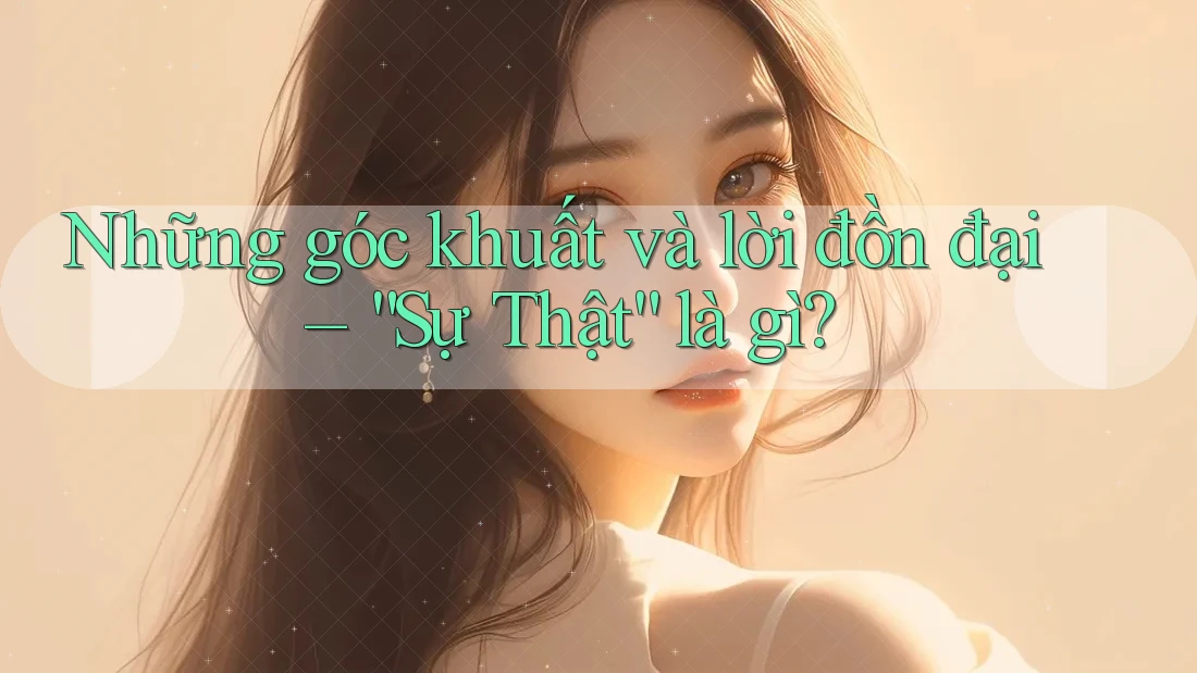 Những góc khuất và lời đồn đại – “Sự Thật” là gì? Những góc khuất và lời đồn đại – “Sự Thật” là gì?
