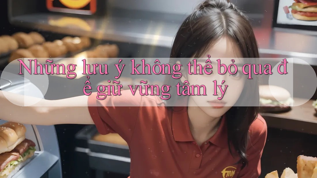 Những lưu ý không thể bỏ qua để giữ vững tâm lý Những lưu ý không thể bỏ qua để giữ vững tâm lý