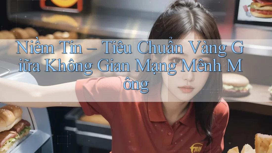Niềm Tin – Tiêu Chuẩn Vàng Giữa Không Gian Mạng Mênh Mông Niềm Tin – Tiêu Chuẩn Vàng Giữa Không Gian Mạng Mênh Mông
